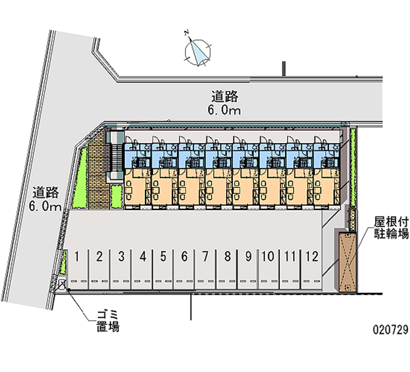 20729 bãi đậu xe hàng tháng