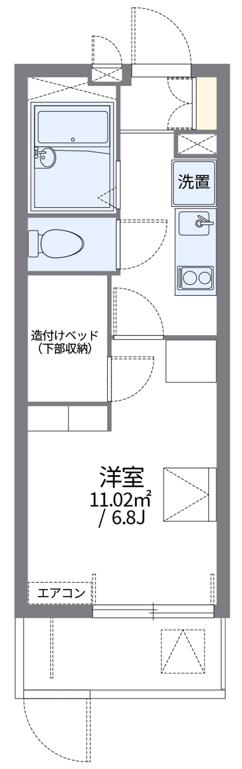 レオパレスＣｏｎｆｅｉｔｏ 間取図