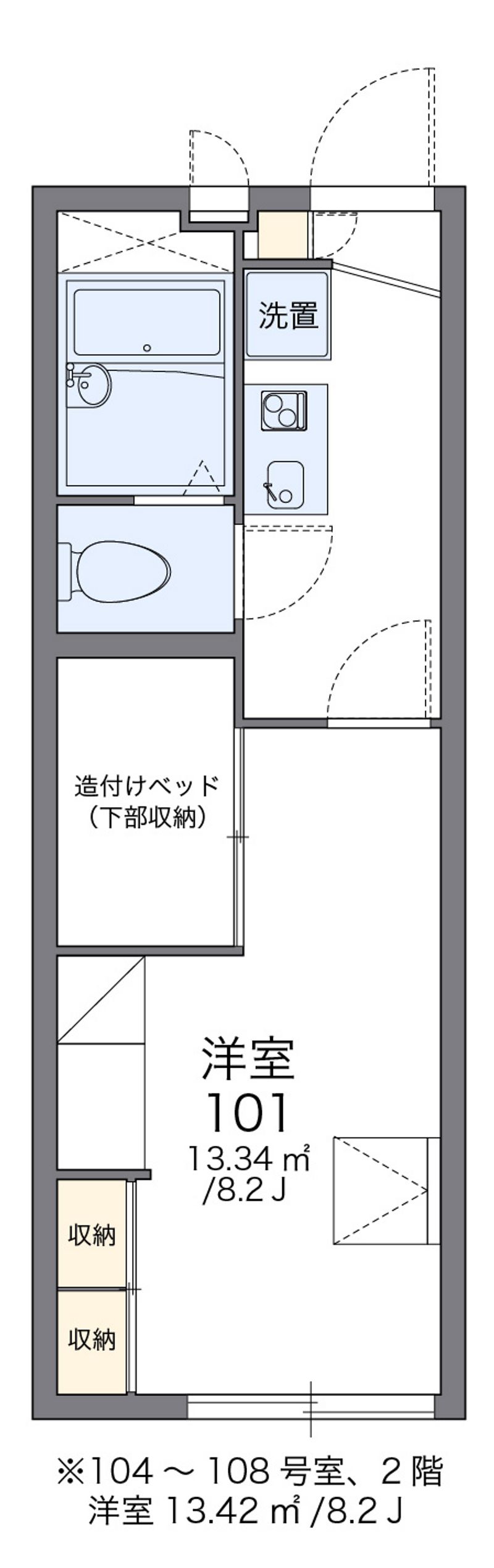 レオパレスＫＡＮＢＥ 間取図