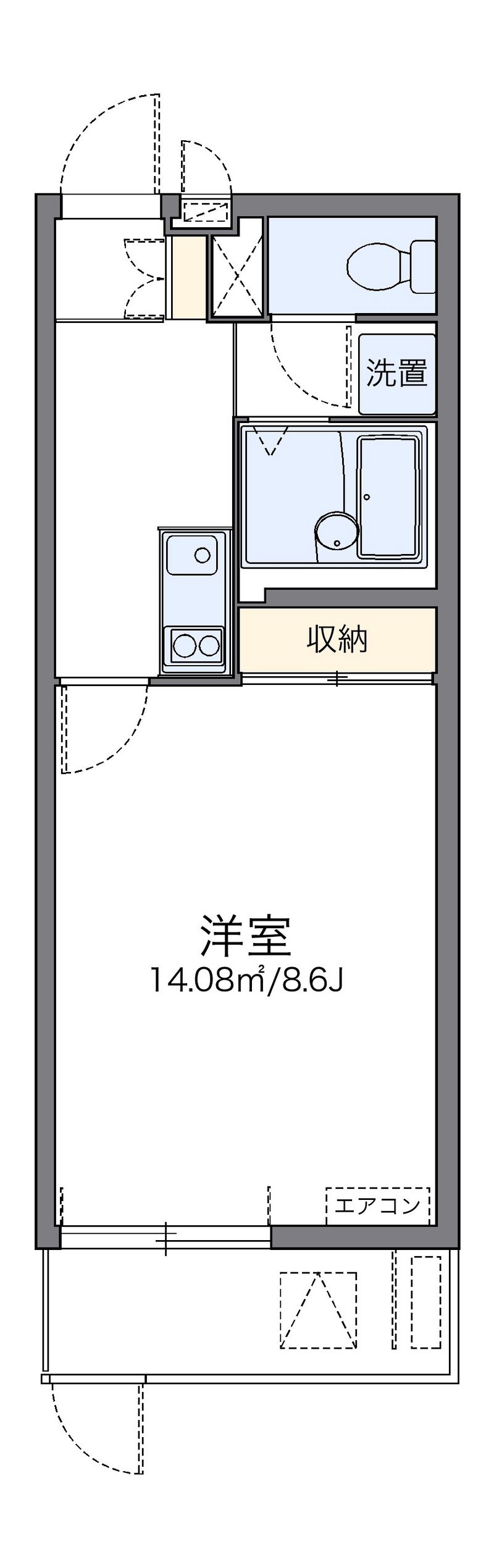 レオネクストカルミア 間取図