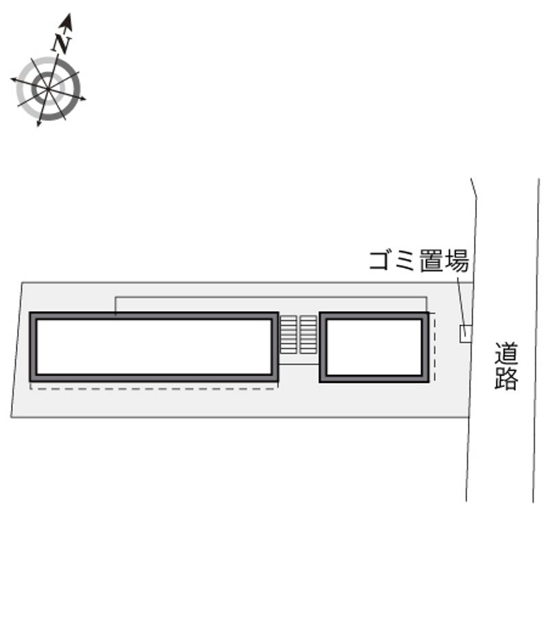 レオパレス南阿佐ヶ谷エクセル 配置図