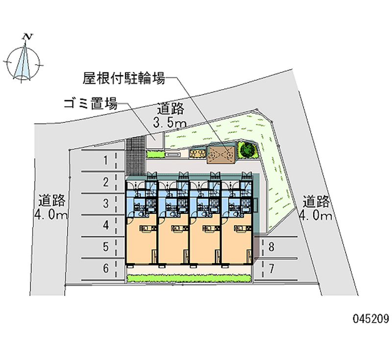 45209 Monthly parking lot