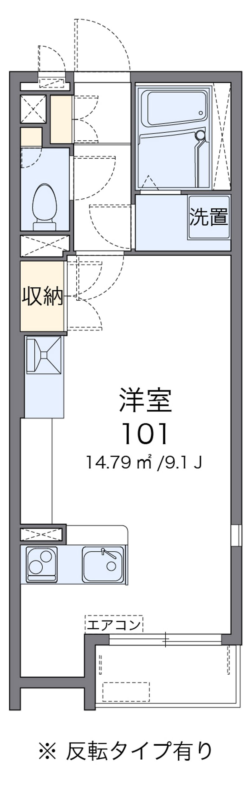 ミランダ山根Ⅳ 間取図