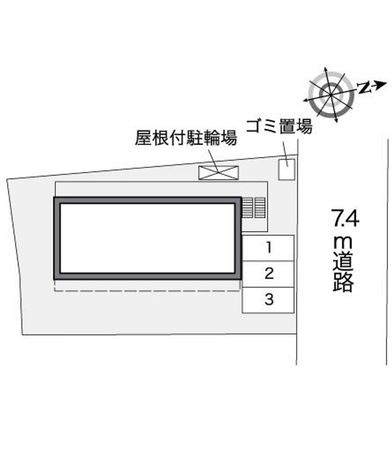 レオパレスサニーハイツ 駐車場