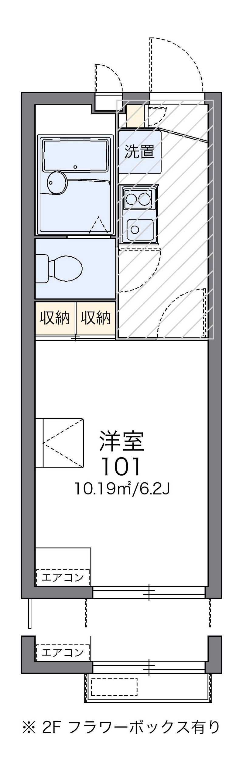 レオパレスメゾン菅原 間取図
