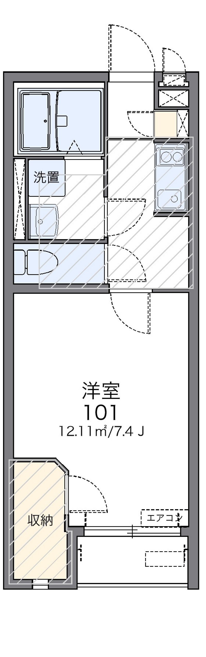 レオネクストカサラソ 間取図