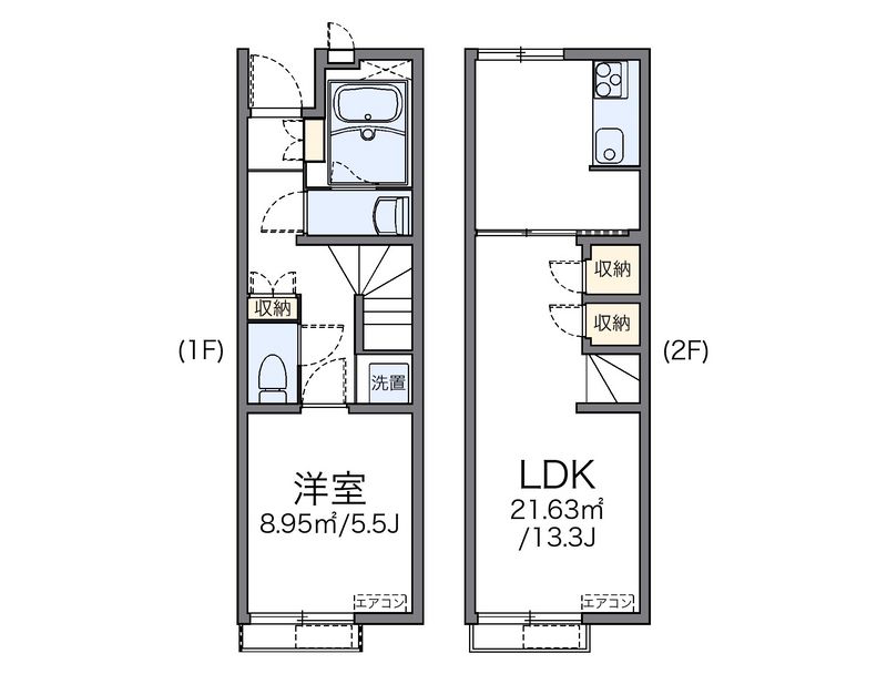 レオネクストメゾン　サカタ 間取図