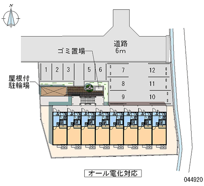 レオパレスメイセイⅢ 月極駐車場