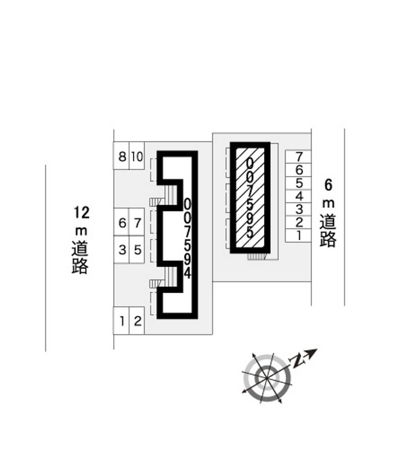 レオパレスエル・ソールＢ 駐車場