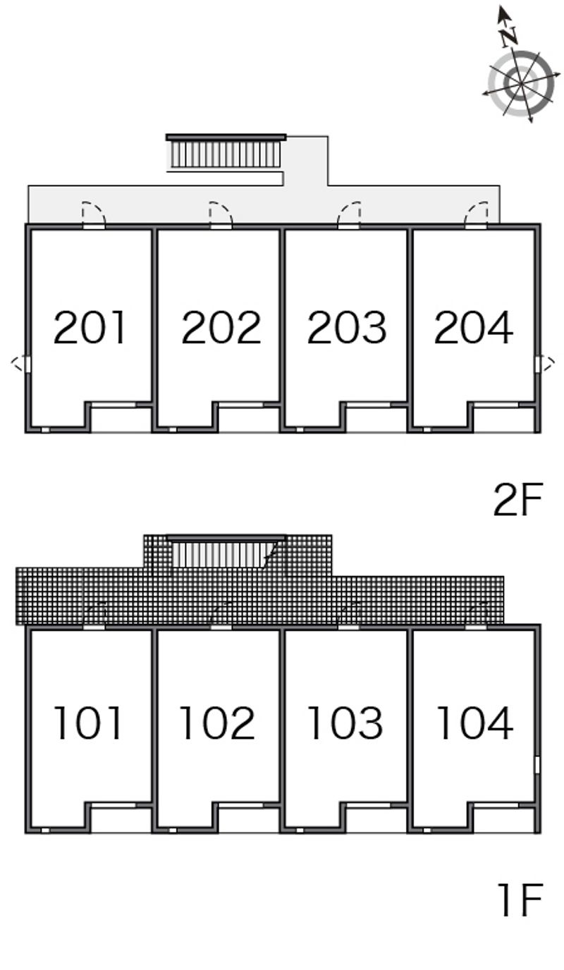レオネクストかしわのき 間取配置図
