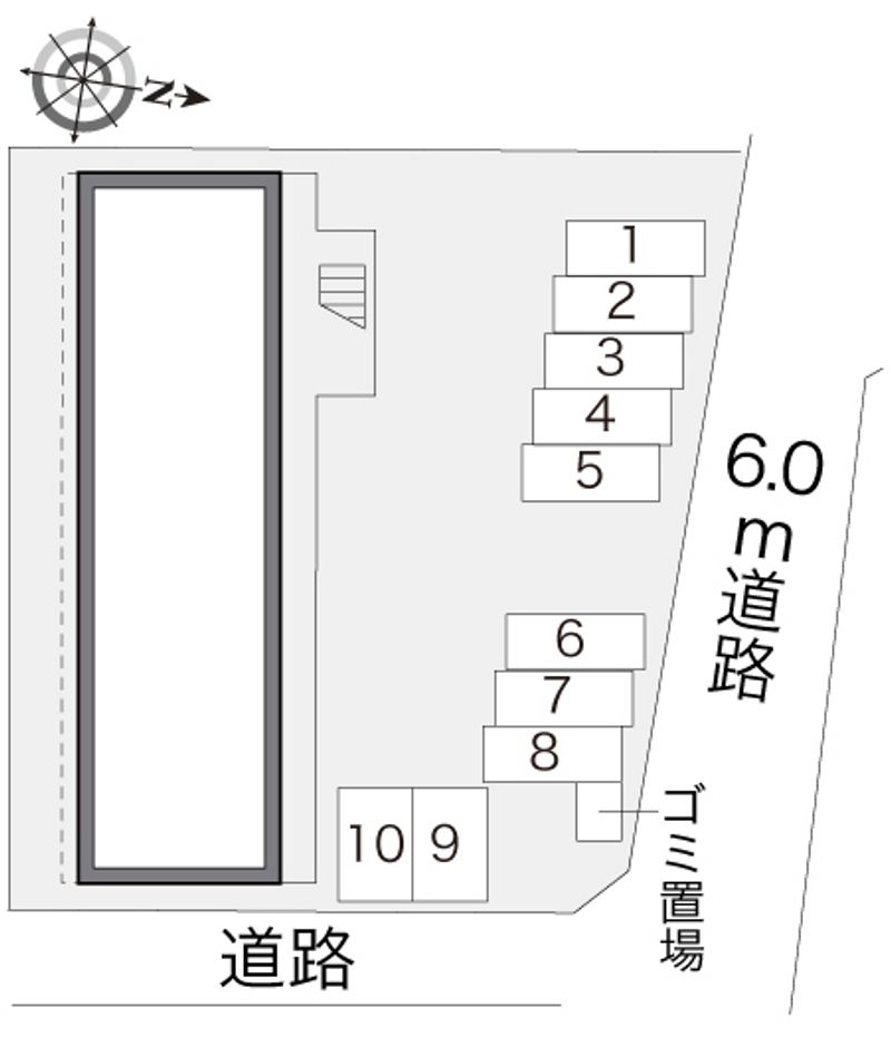 レオパレスアトリオ 配置図