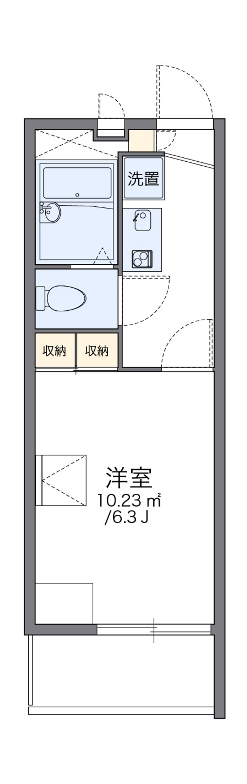レオパレスル・コントワールⅢ 間取り