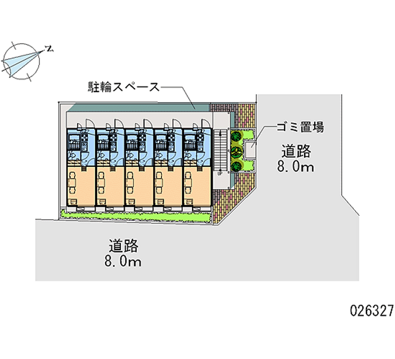 レオパレス小松川Ｙ＆Ｔ 区画図