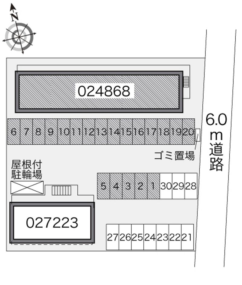 レオパレスレインボー 配置図