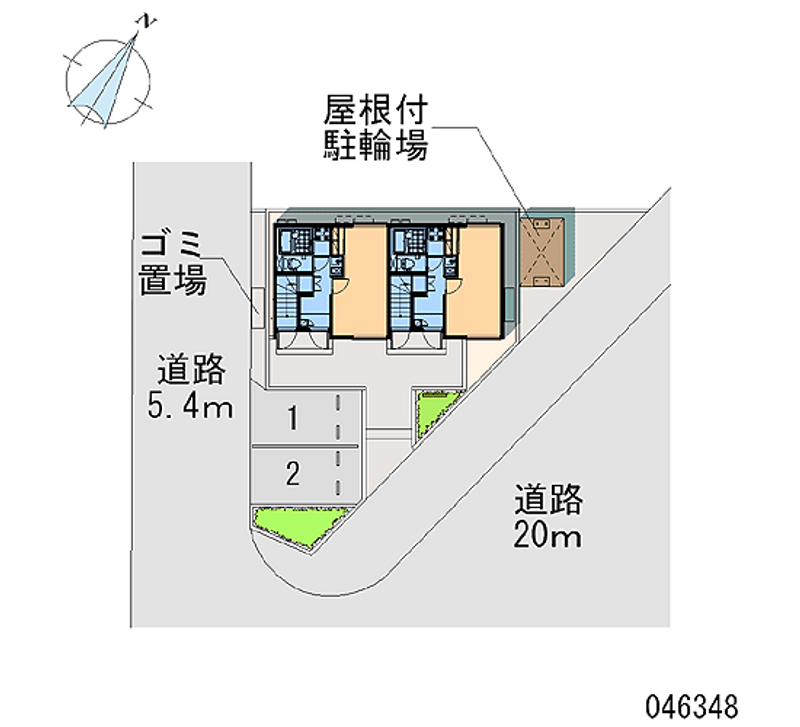 レオネクストエルサント 区画図