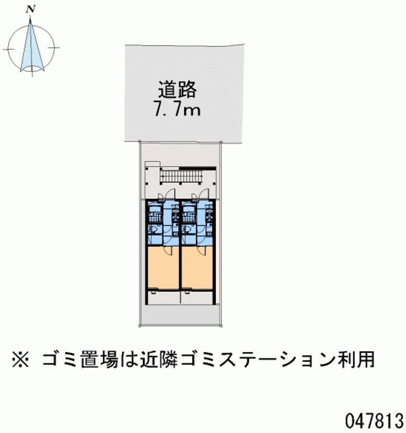 レオネクスト島上　セカンド 区画図