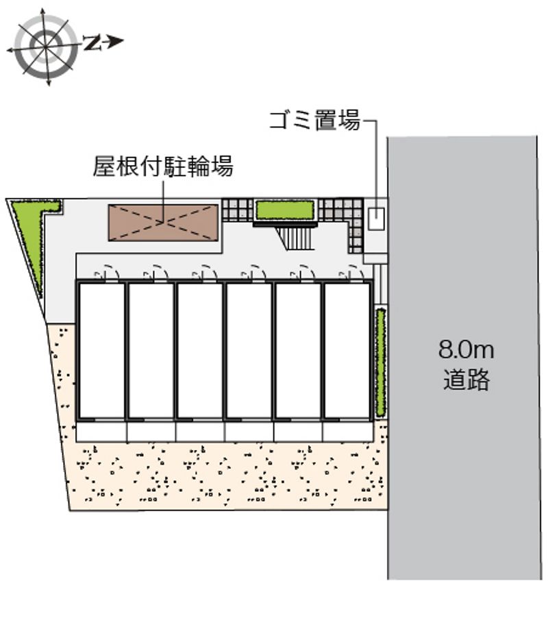 レオパレスカリス 配置図