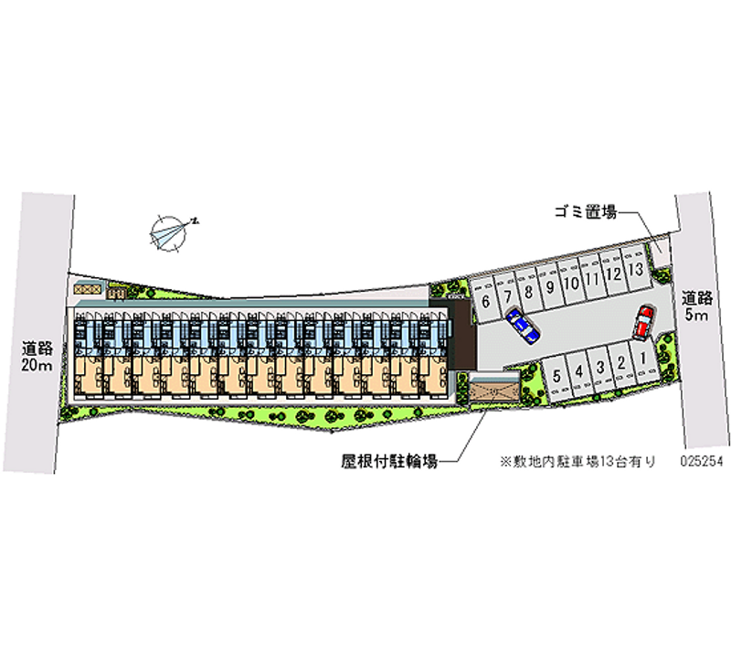 25254 Monthly parking lot