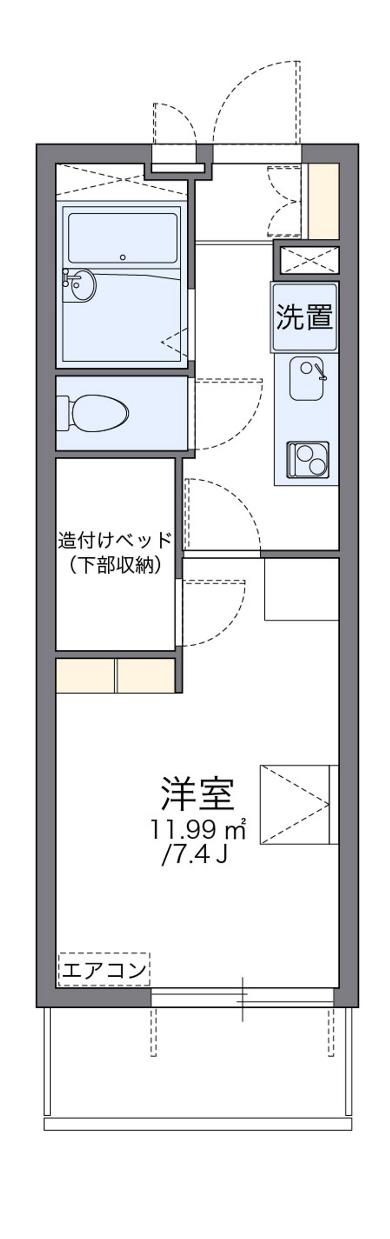 レオパレスＰＩＮＥ 間取図