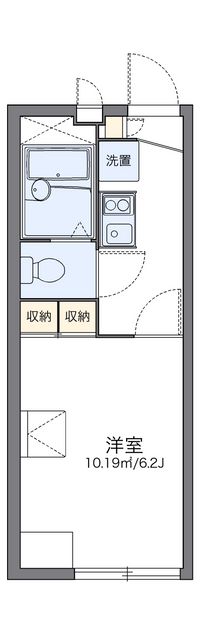 レオパレスワールド中和倉 間取り図