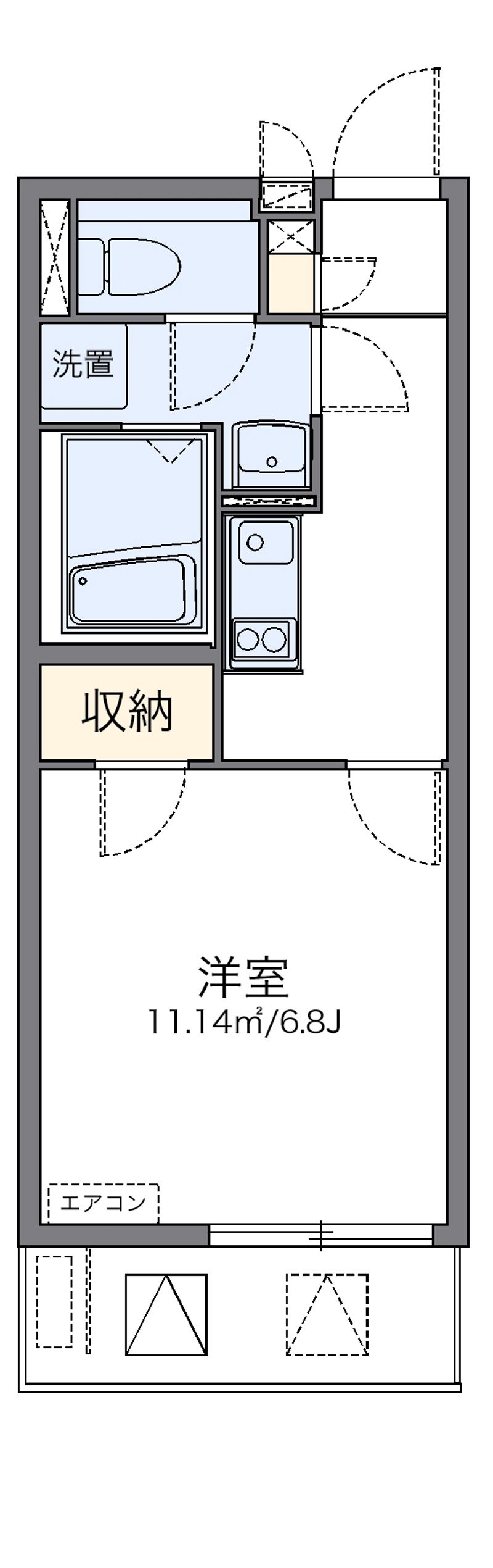 レオネクストたまき 間取図