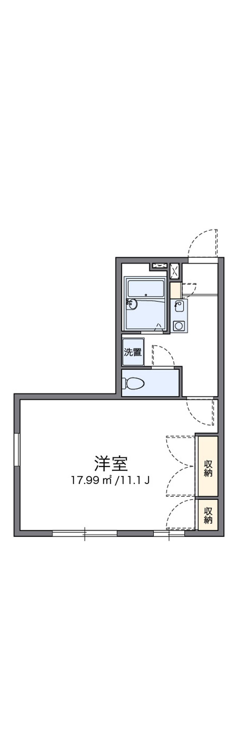 レオパレステルージュ 間取図