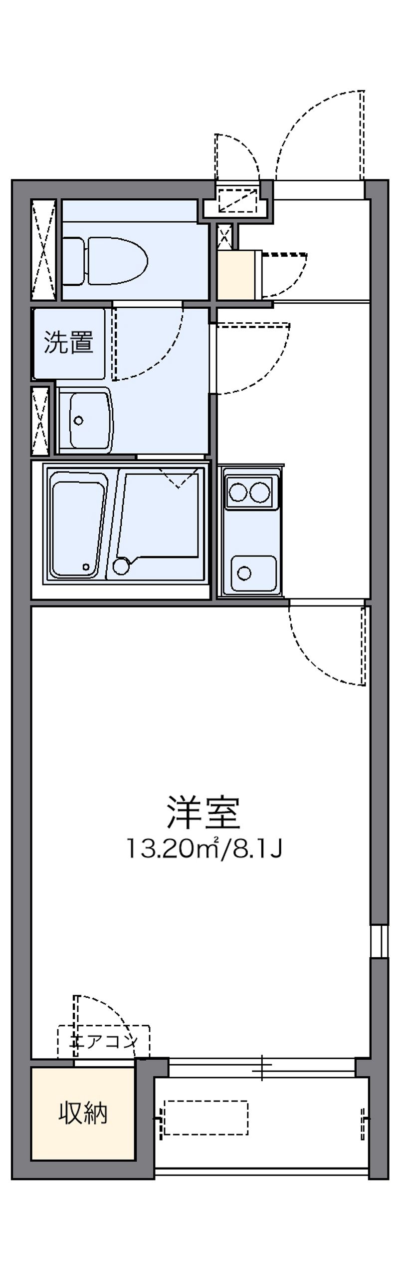 レオネクスト山手町 間取図