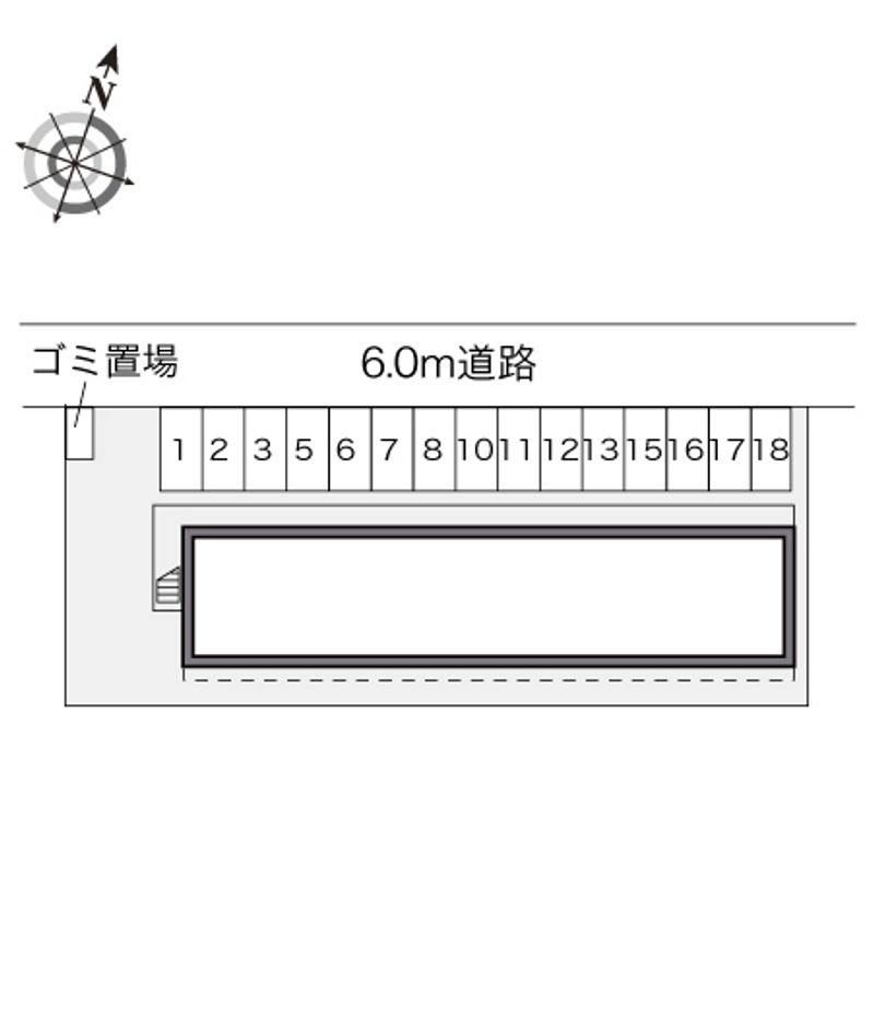 レオパレスＳＡＩＴＡ 配置図