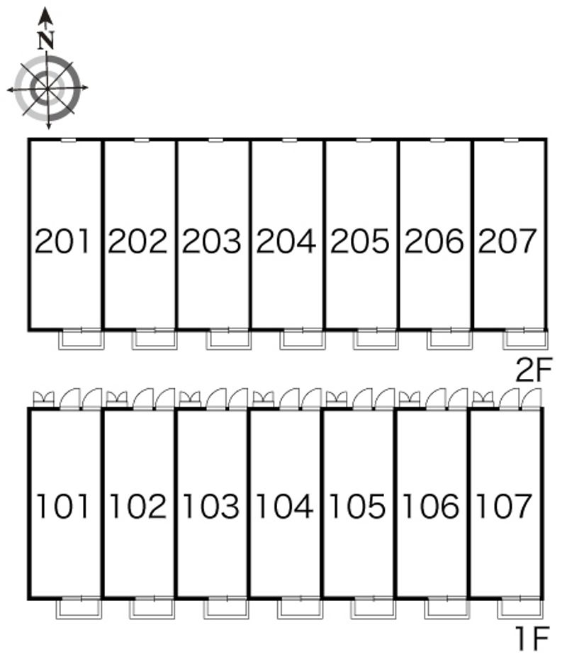 レオパレスサニーホームズ 間取り配置図