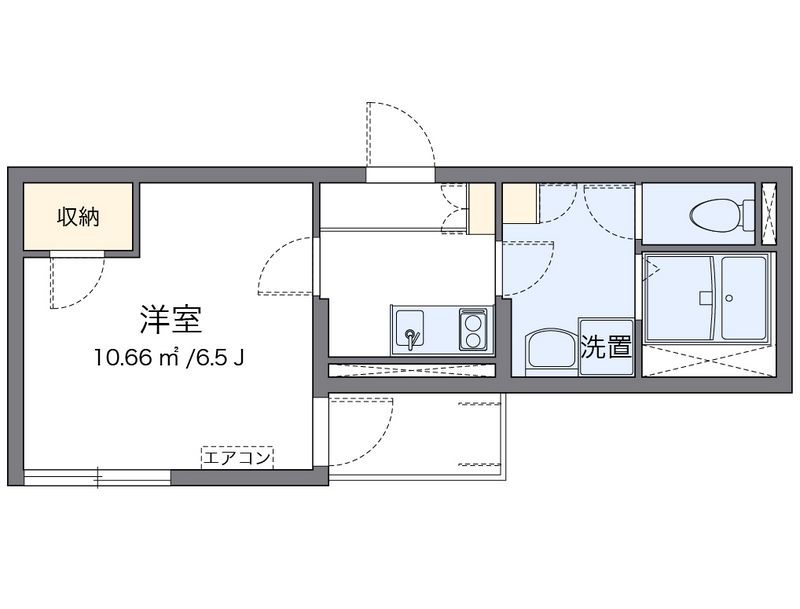 クレイノ清水せいわ 間取図