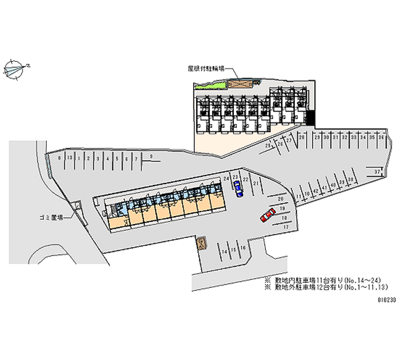 10230 Monthly parking lot