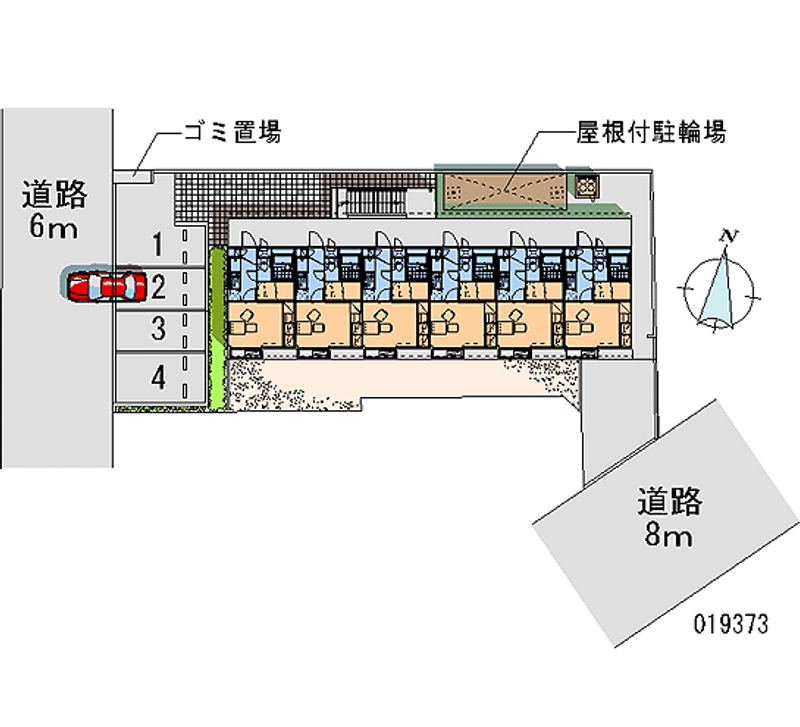 レオパレスエミネンス志田 月極駐車場