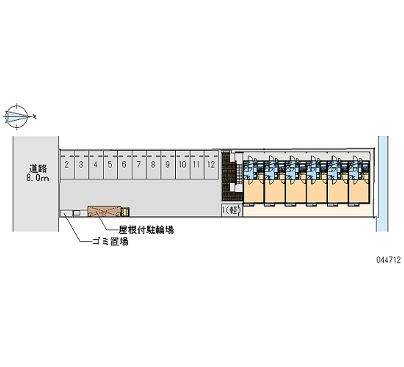 44712 bãi đậu xe hàng tháng