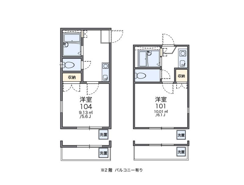 レオパレス日吉町第１ 間取図