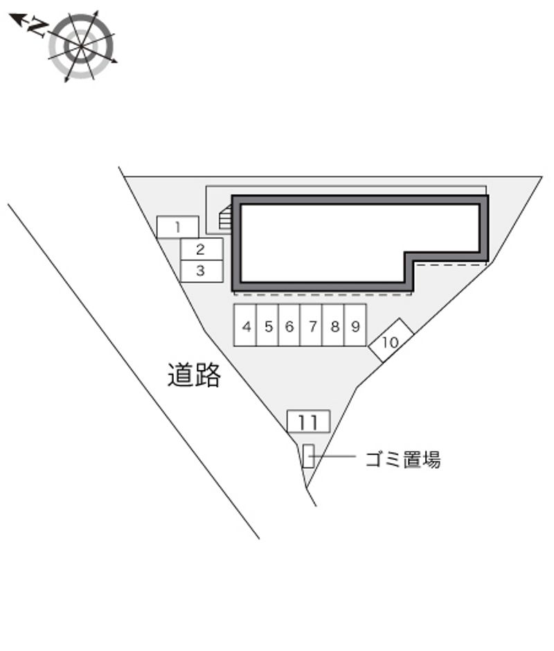 レオパレスフリーダム 配置図