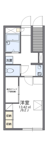 レオパレスサンビームＣ 間取り図