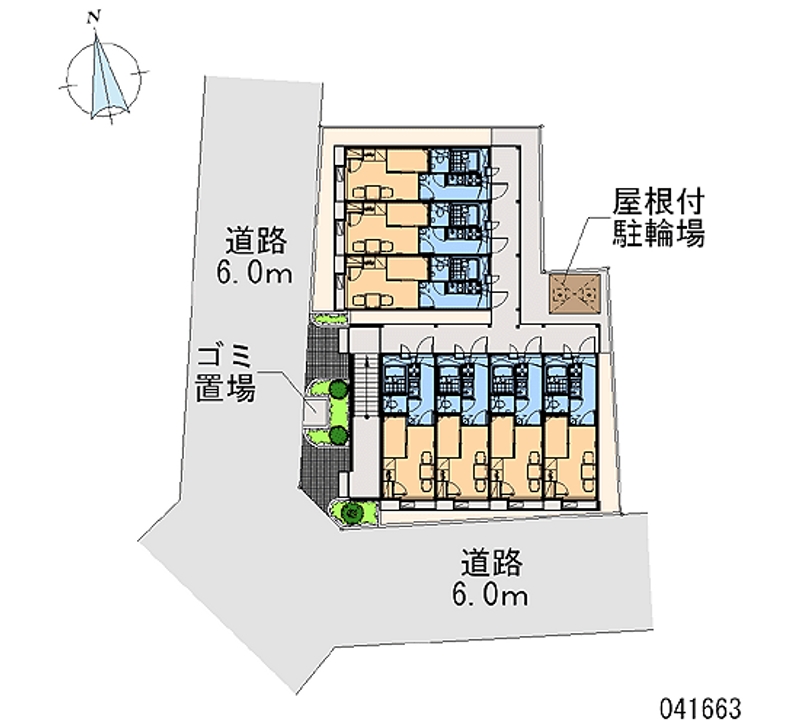 レオパレスシティーストーン 区画図