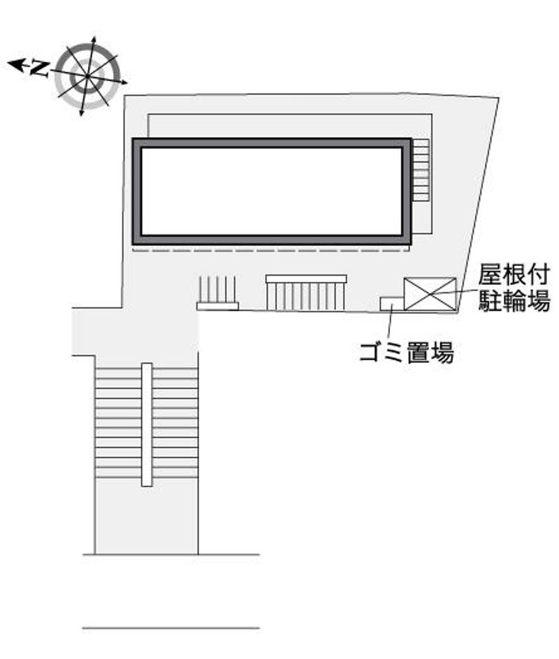 レオパレス椎の実５ 配置図