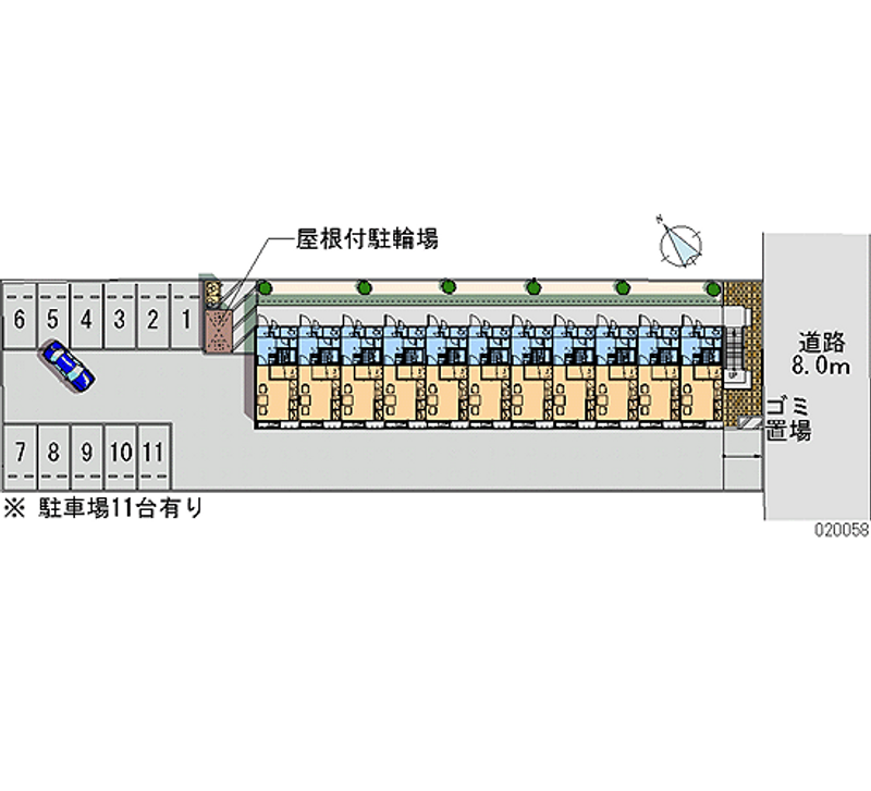 20058 bãi đậu xe hàng tháng