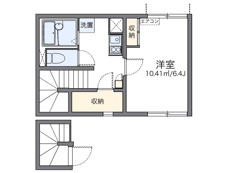 レオネクスト松蔭 間取図