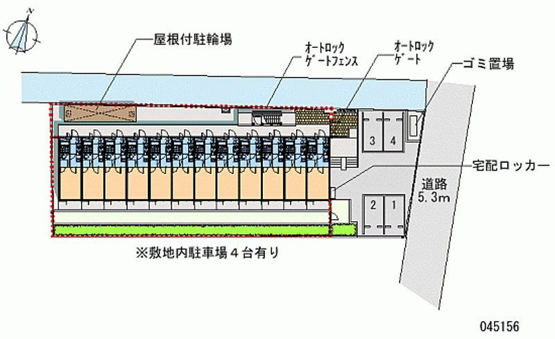 レオパレスエスポワール桜木町 区画図