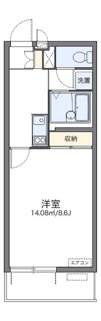 レオネクストカルミア 間取り図