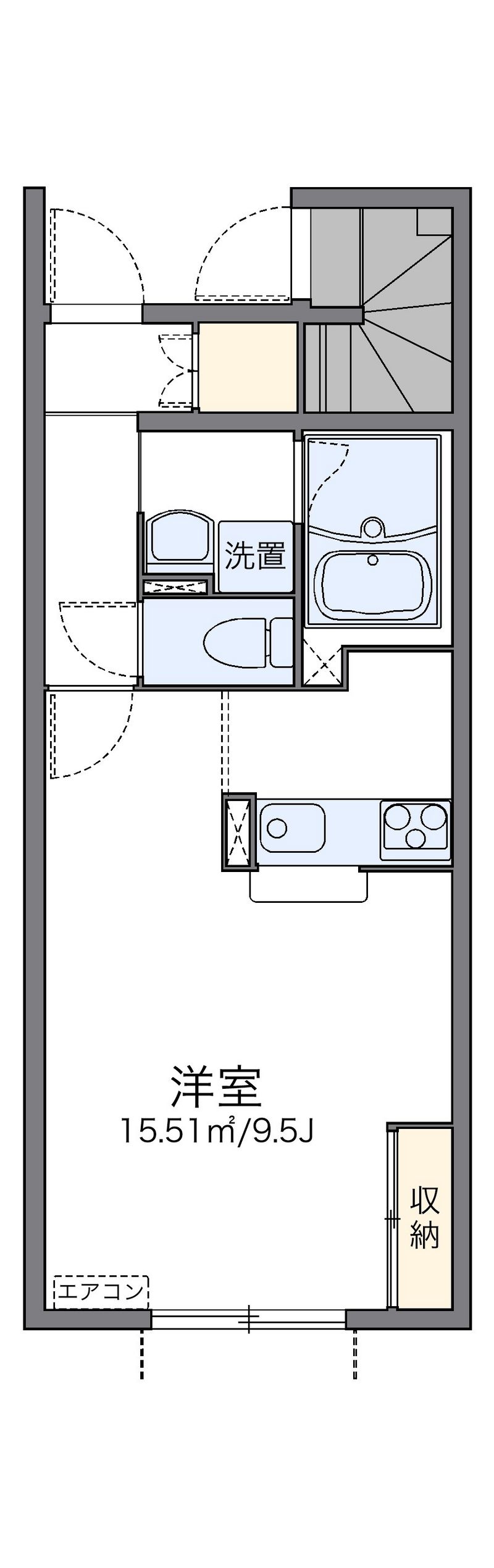 レオネクストＹｕｍｅ 間取図