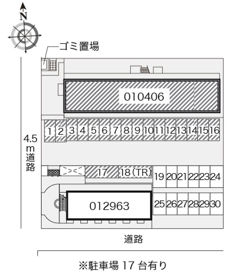 レオパレス和田三番館 駐車場