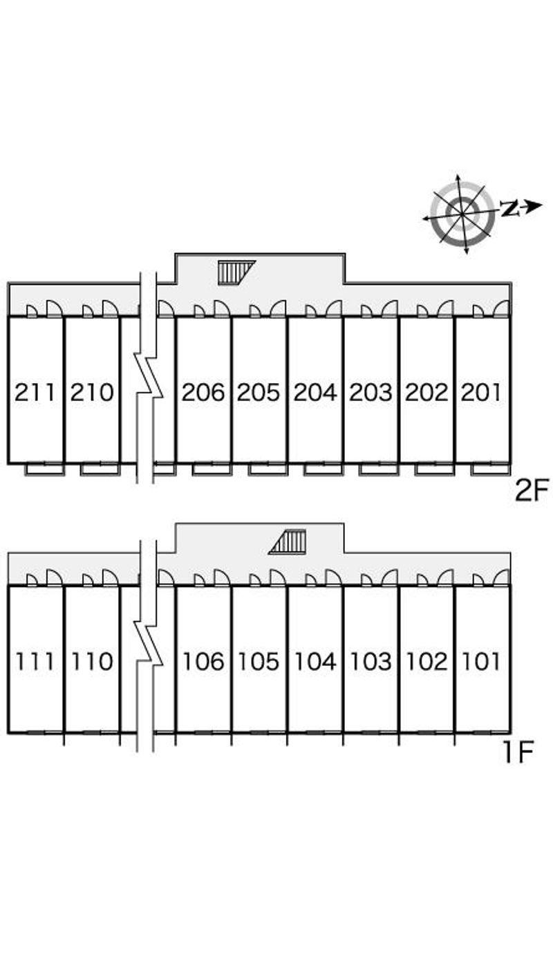 レオパレスグランドＫＩ 間取り配置図