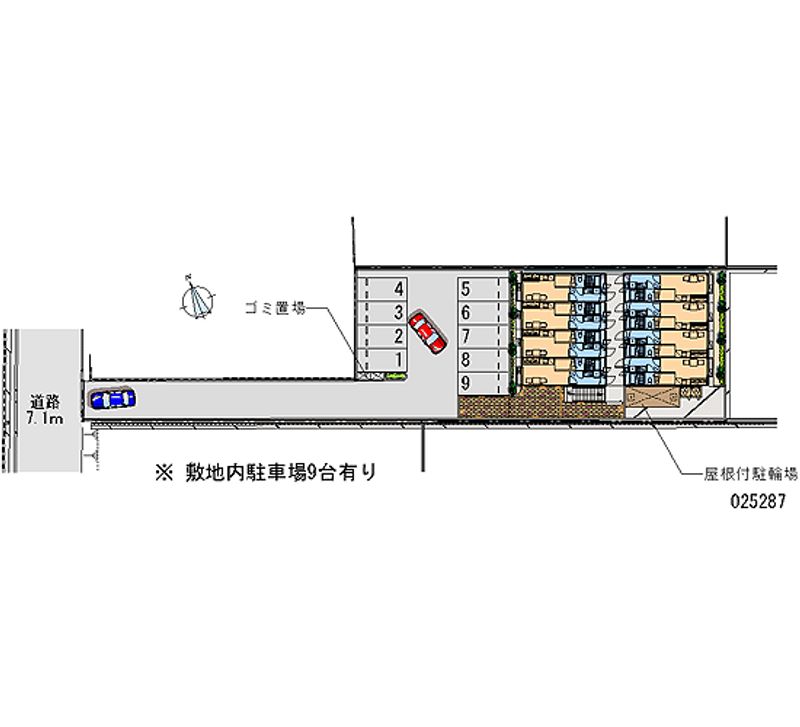 25287月租停车场