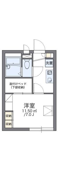 レオパレスコスモ 間取り図