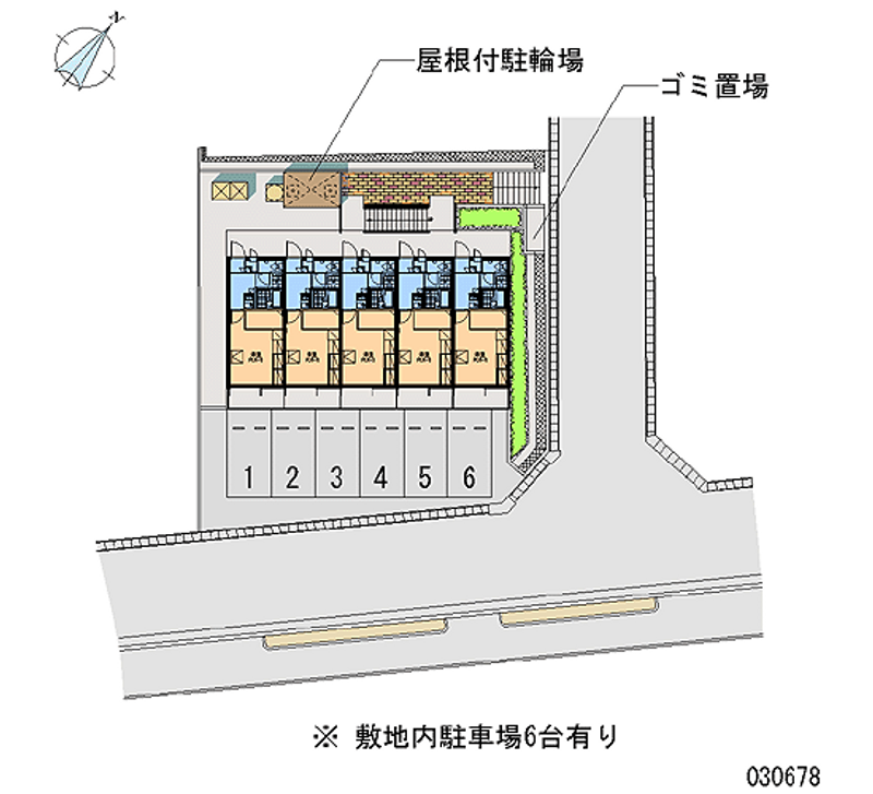 レオパレスＧトレバリー 月極駐車場