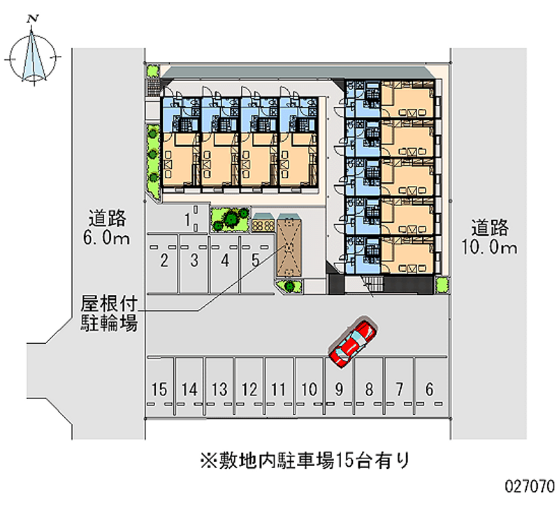 27070 Monthly parking lot