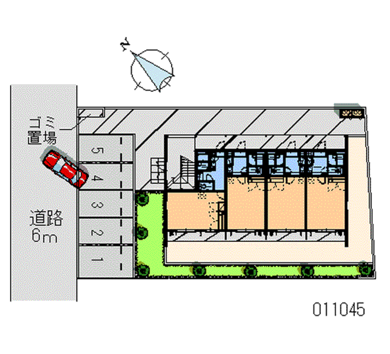 レオパレスＵＺＡＷＡ 月極駐車場